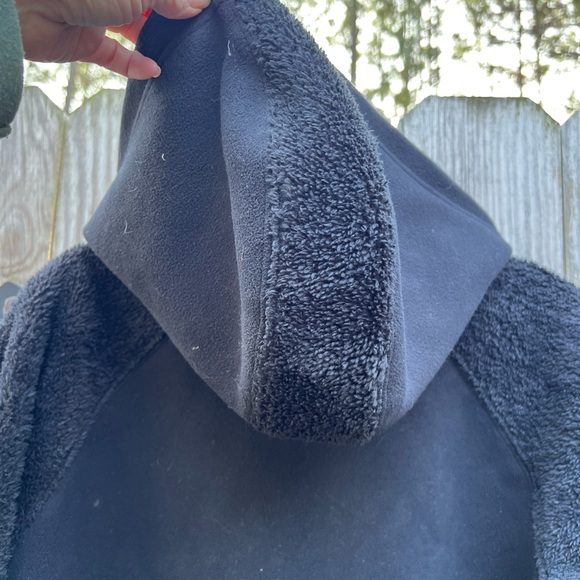 Columbia Fleece and Fur Full Zip Sweatshirt Coat size Large - Picture 8 of 9